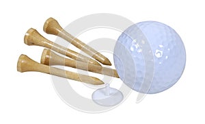 Golf Ball and Tees photo