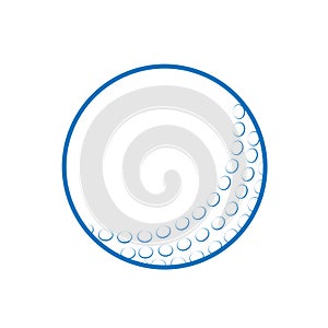 golf ball. Vector illustration decorative design
