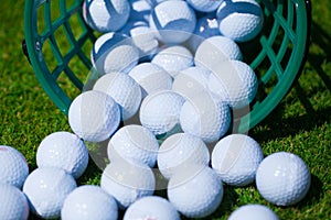 Golf balls basket