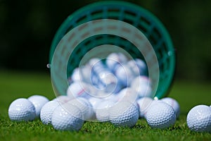 Golf balls basket