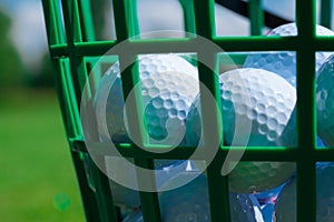 Golf balls basket
