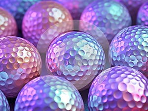 Golf Balls Close Up