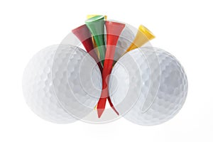 Golf Balls and Tees photo