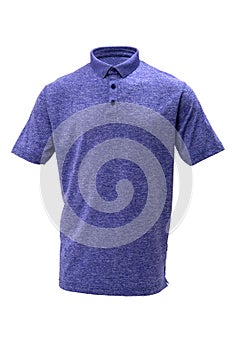 Golf blue and white tee shirt for man or woman