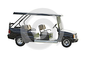 Golf car for servicing