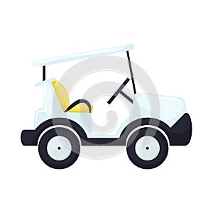 Golf cart golfcart isolated photo