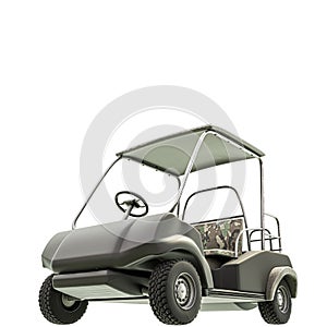 golf cart isolated on white background