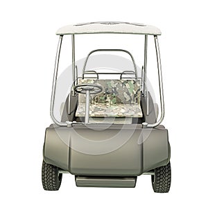 golf cart isolated on white background