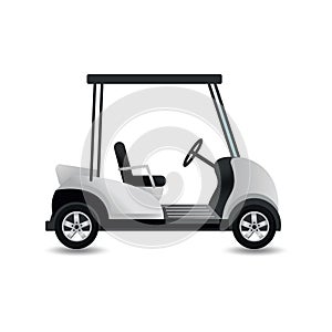 golf cart. Vector illustration decorative design