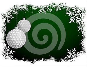 Golf Christmas Card