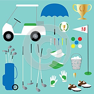 Golf clipart