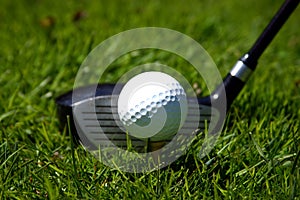 Golf club and ball