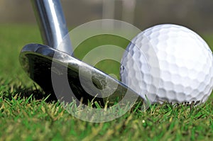 Golf club and ball