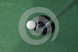 Golf club and ball