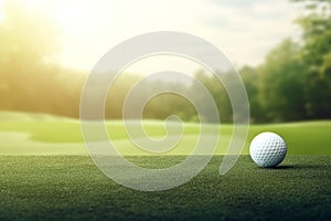 Golf club course. Generate Ai