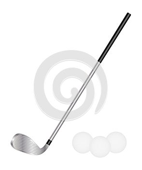 Golf Club And Golf Ball