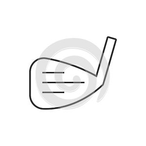 golf club icon. Element of cyber security for mobile concept and web apps icon. Thin line icon for website design and development