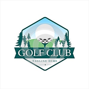 Golf Club Logo, company logo design idea, Vector Illustration