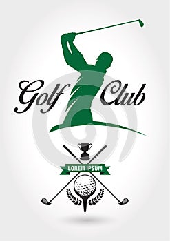 Golf Club Logo And Icon