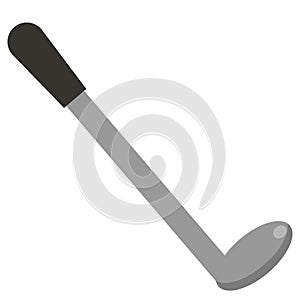 Golf club putter icon, vector illustration