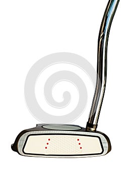 Golf club Putter on white background