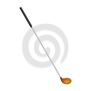 Golf club in retro design