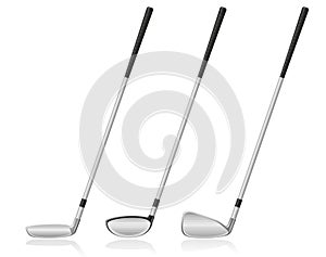 Golf club vector illustration