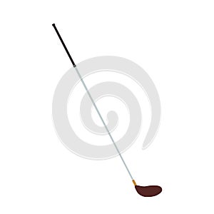 Golf club wood vector ball sport illustration driver white game equipment iron isolated