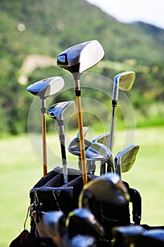 Golf clubs photo