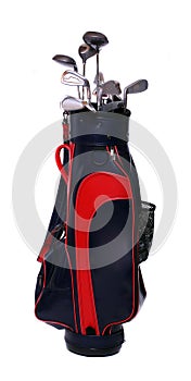 Golf clubs bag photo