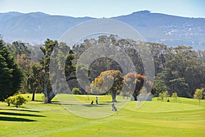 Golf country club in California