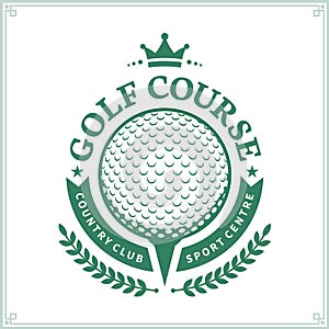 Golf country club logo template