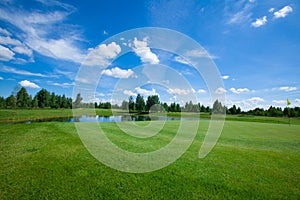 Golf course active leisure