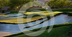 Golf course in the Arizona desert