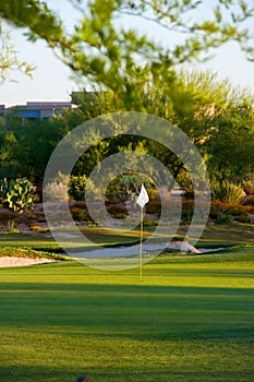 Golf course in the Arizona desert