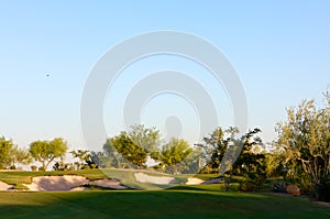 Golf course in the Arizona desert
