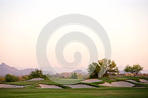 Golf course in the Arizona desert