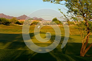 Golf course in the Arizona desert