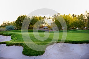 Golf course in the Arizona desert