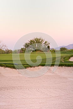 Golf course in the Arizona desert