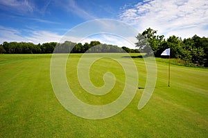 Golf course on Bornholm Island photo