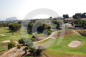 Golf course on the Costa Blanca