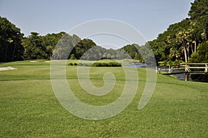 Golf course fairway photo