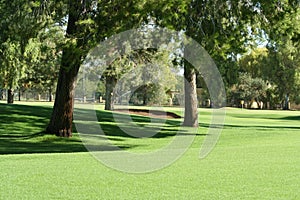 Golf course fairway photo