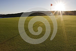 Golf Course Green in Botany Bay National Park