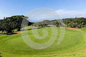 Golf Course Green Flagstick
