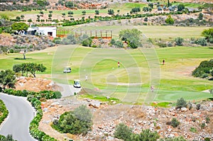 Golf Course on the island of Crete