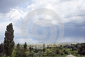 Golf course landscape