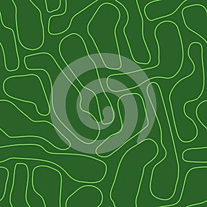 Golf course layout outline pattern photo