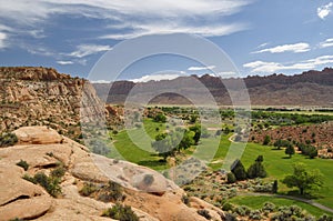 Golf Course in Moab Utah photo